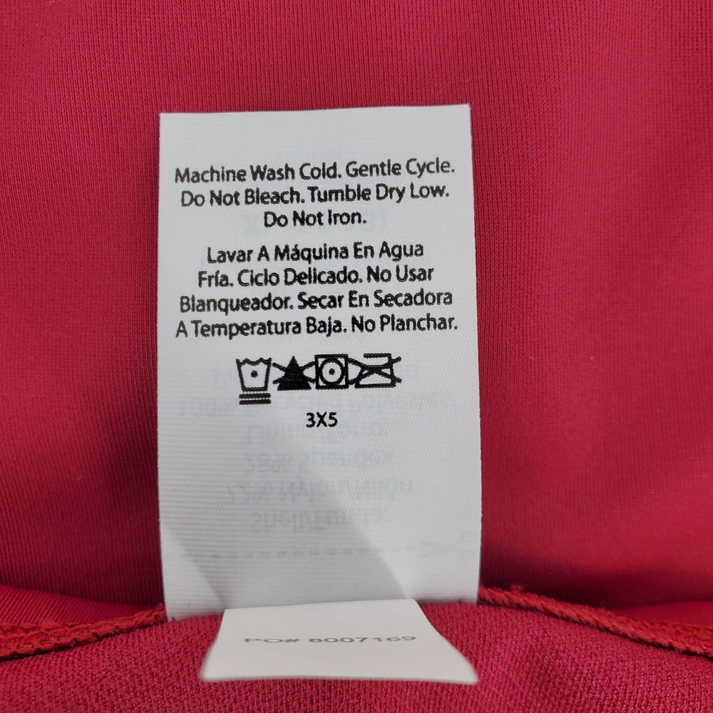 Sofia by Sofia Vergara Ring Side Cheeky Mid Rise Bikini Bottom XL‎ 16-18 Red New - Picture 5 of 8